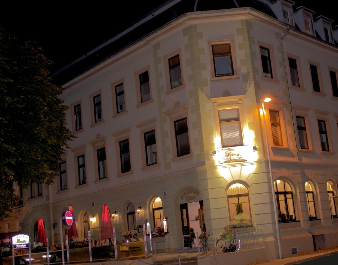 Traditionsgasthaus Goldener Loewe Riesa Restaurant & Pension Exterior photo